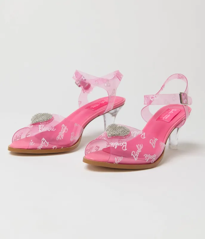 Preorder- Barbie™ x Unique Vintage Peep Toe Heels sold by Unique Vintage