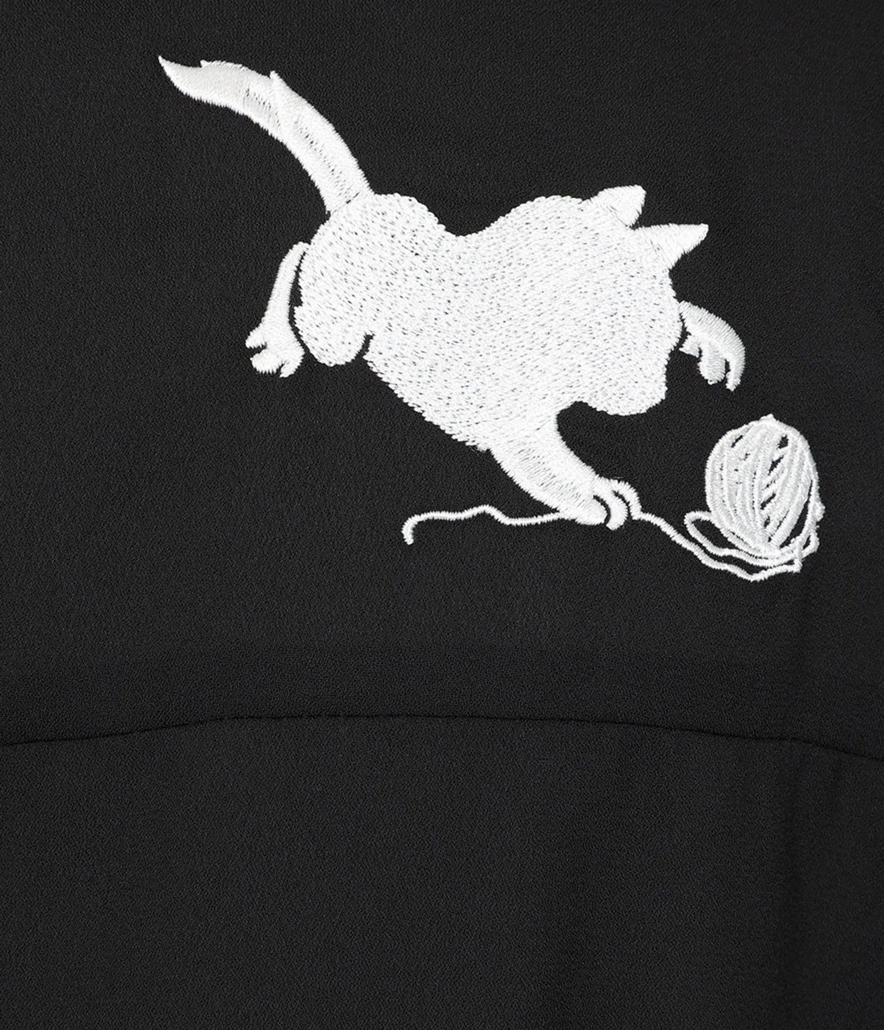 Banned Black & White Cat Sophie Blouse sold by Unique Vintage product image thumbnail 5