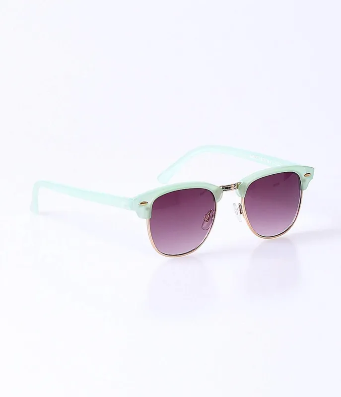 Retro Teal Sorbet Tinted Sunglasses sold by Unique Vintage