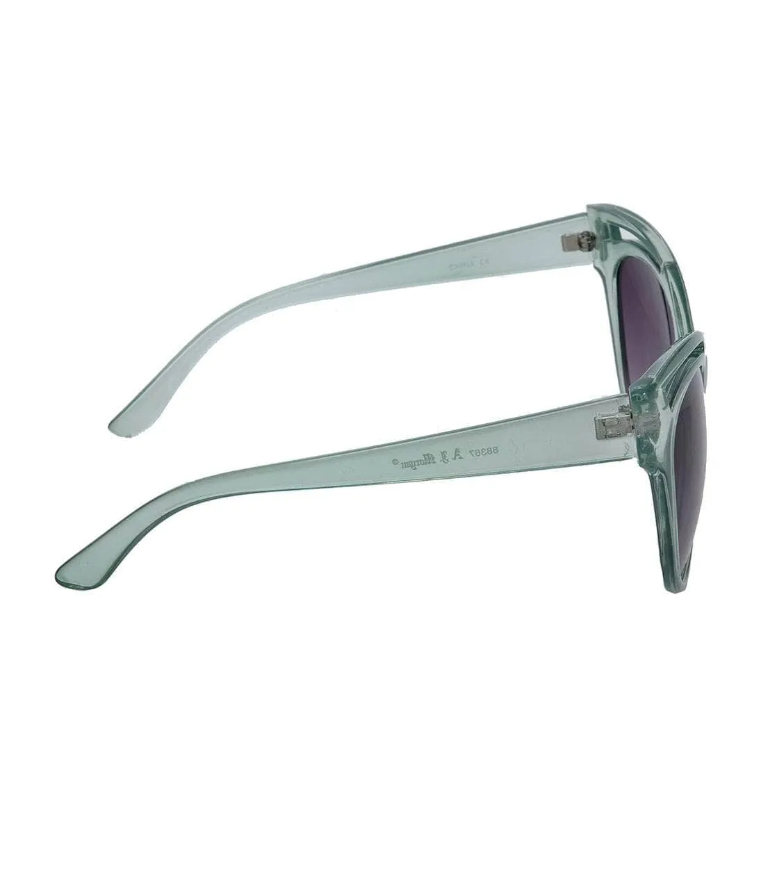 Teal Crystal Flamingo Cat Eye Sunglasses sold by Unique Vintage product image thumbnail 3