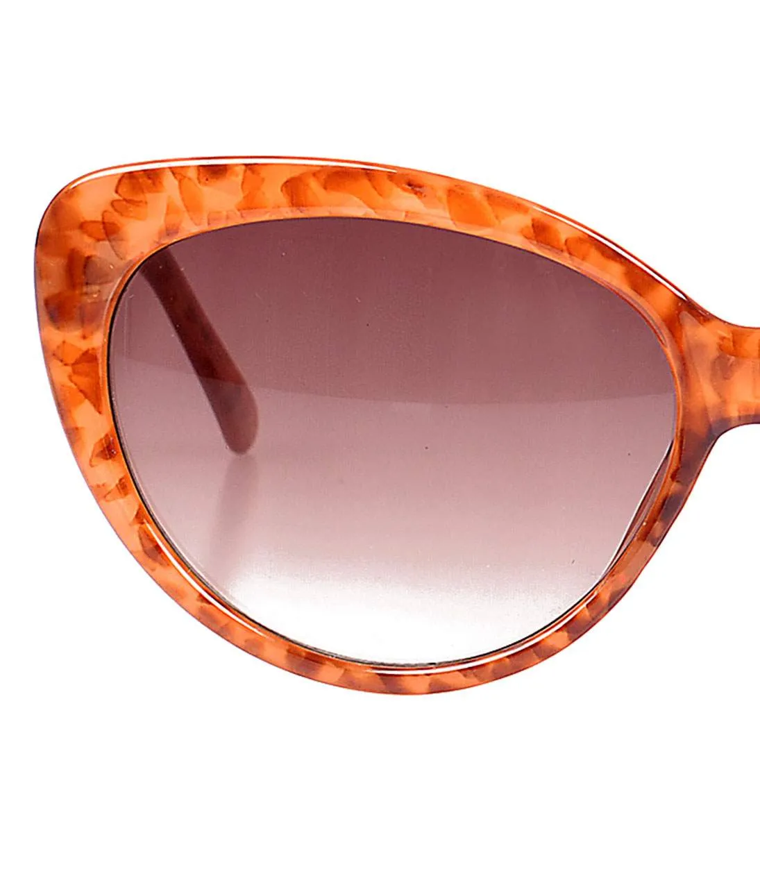 Tortoise Sizzle Cat Eye Sunglasses sold by Unique Vintage product image thumbnail 2