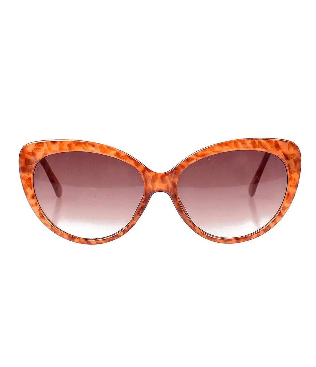 Tortoise Sizzle Cat Eye Sunglasses sold by Unique Vintage product image thumbnail 4