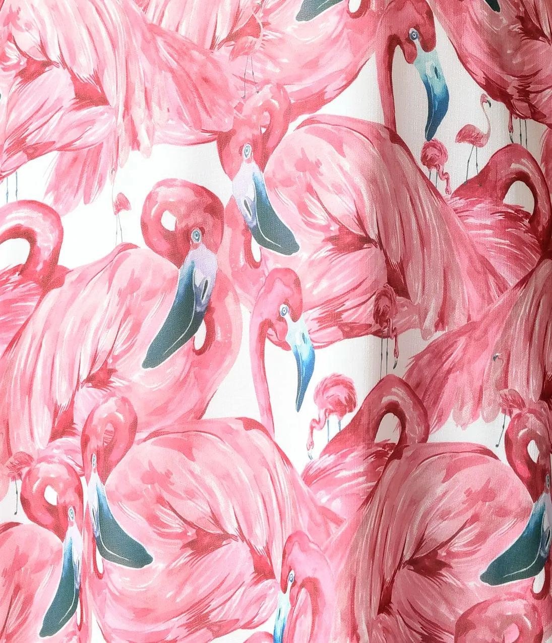 Unique Vintage Plus Size Pink Flamingo Amelia Swing Dress sold by Unique Vintage product image thumbnail 3