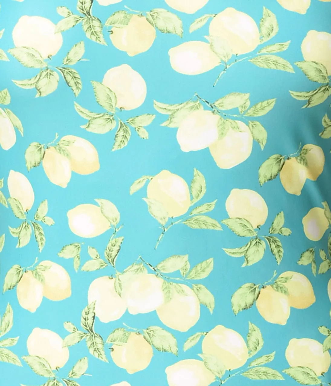Kingdom & State Mint & Yellow Lemon Print One Piece Swimsuit sold by Unique Vintage product image thumbnail 3