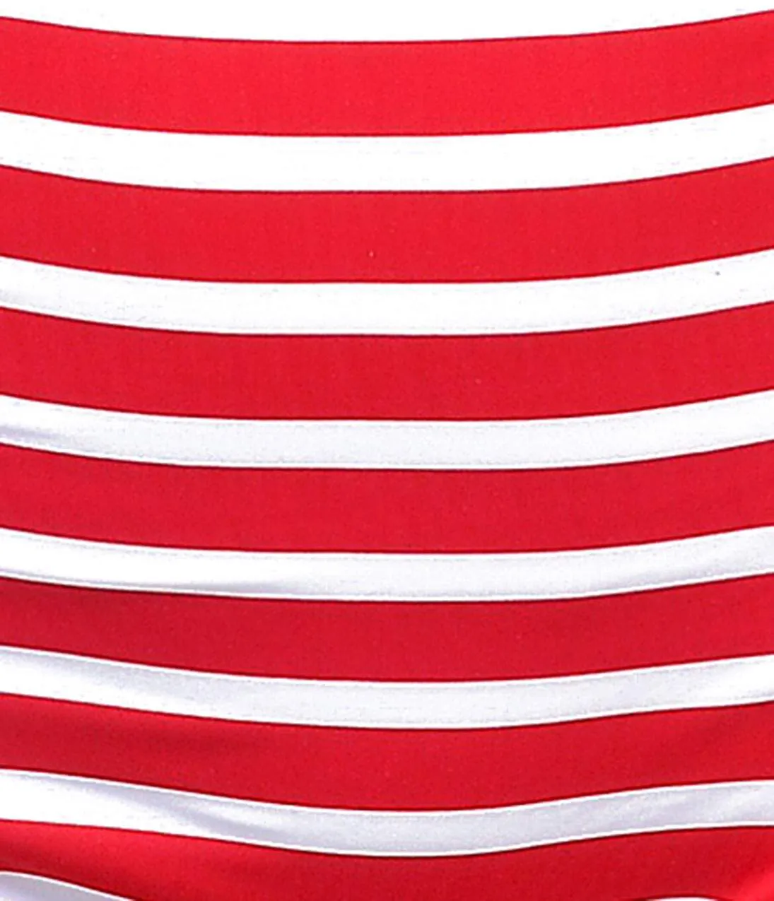 Kingdom & State Pin-Up Style Nautical Red & White Stripe High Waist Bombshell Swim Bottom sold by Unique Vintage product image thumbnail 4