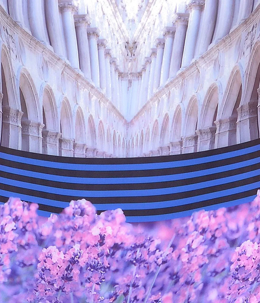 Kingdom & State Lavender Scenic Scoop Back One Piece Swimsuit sold by Unique Vintage product image thumbnail 4