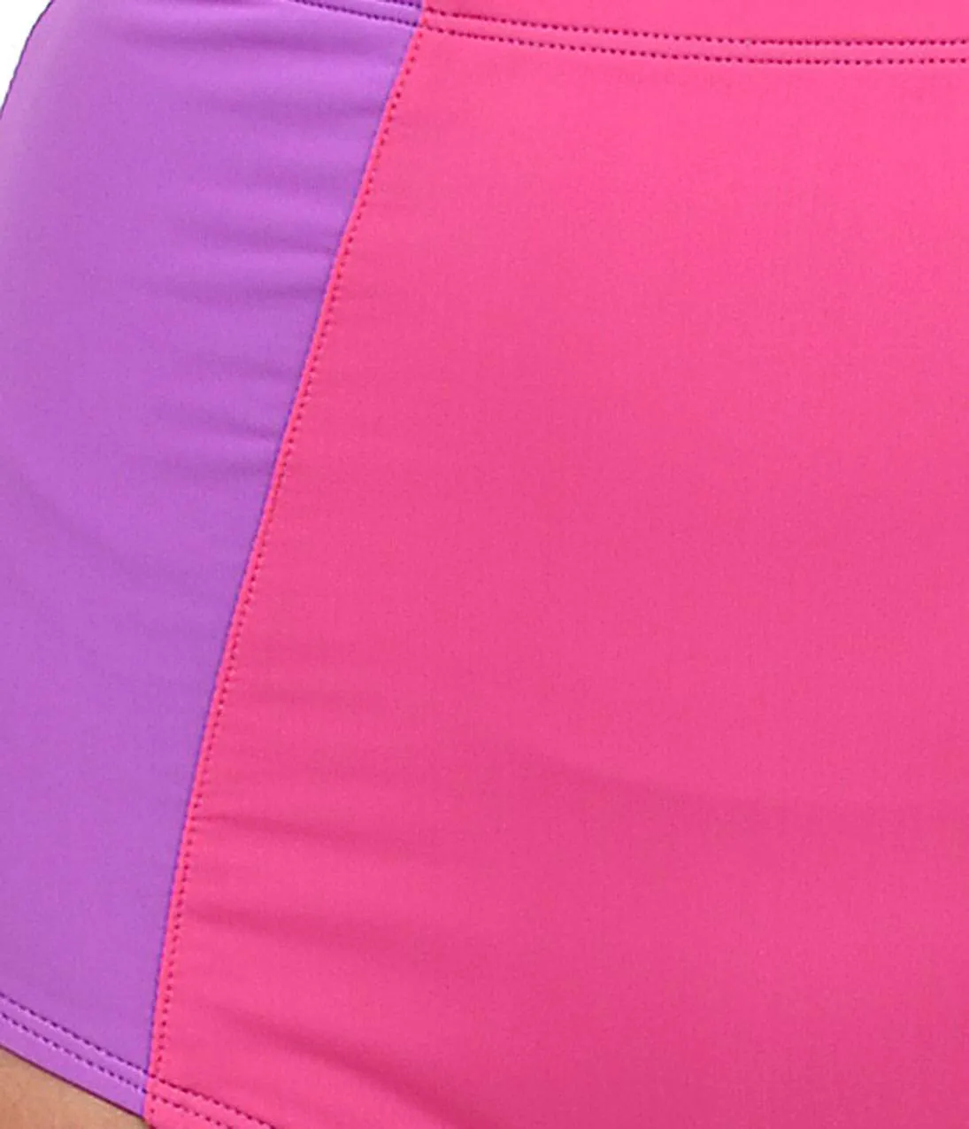 Kingdom & State 1960s Style Mod Purple & Pink Color Block High Waist Bombshell Swim Bottom sold by Unique Vintage product image thumbnail 4