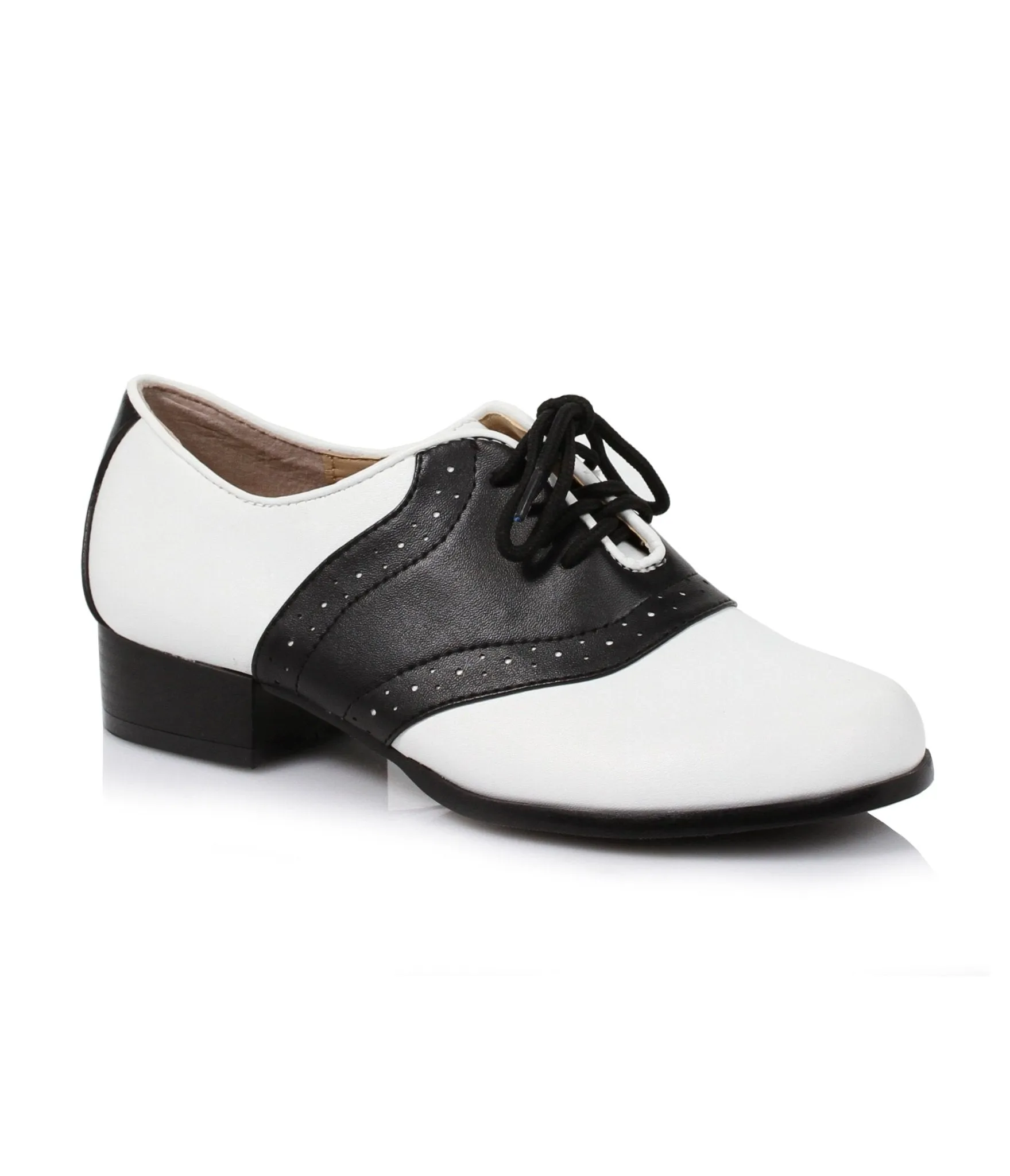 Ellie Shoes Black & White Saddle Shoes sold by Unique Vintage