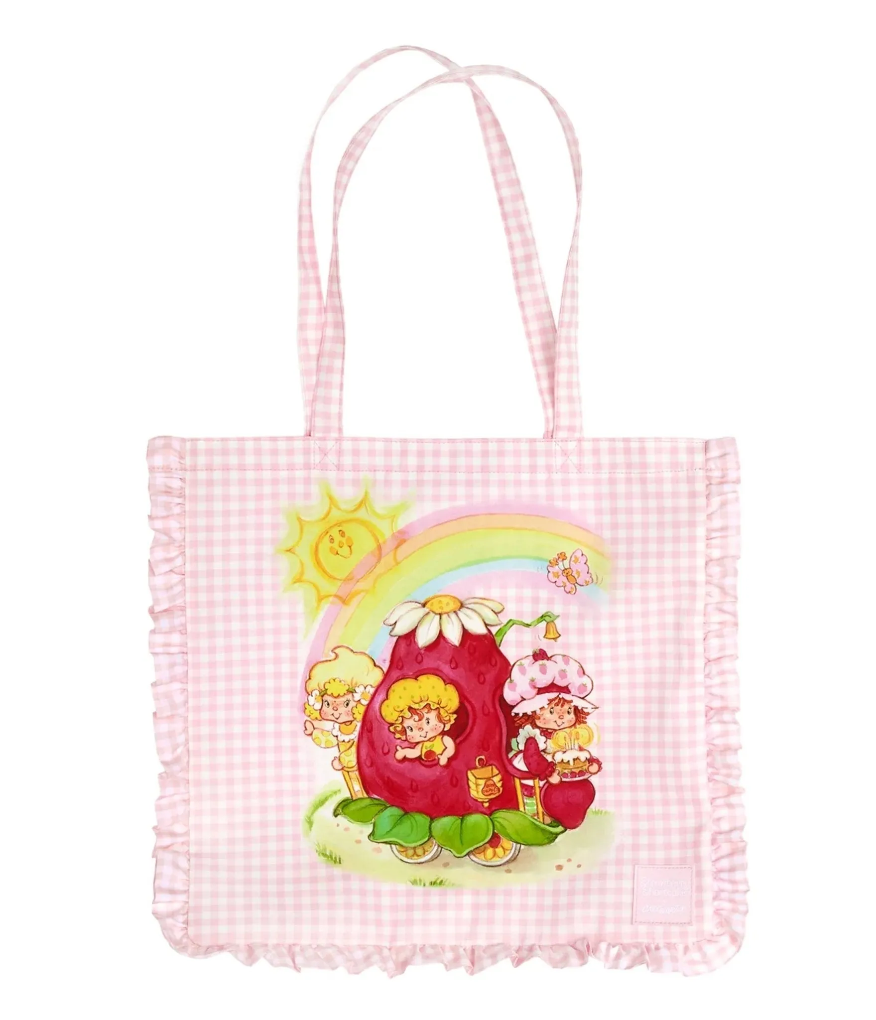 Cakeworthy Strawberry Shortcake Ruffle Tote Bag sold by Unique Vintage product image thumbnail 3