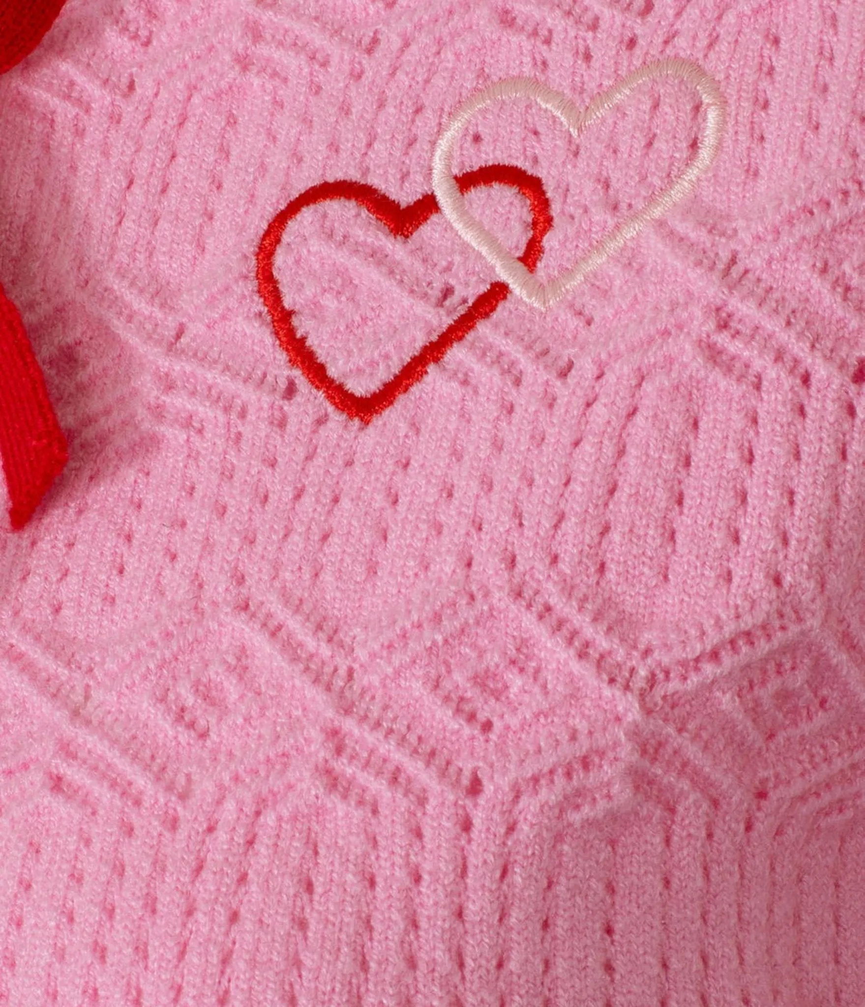 Hell Bunny Pink Tie Front Lucie Cardigan sold by Unique Vintage product image thumbnail 4