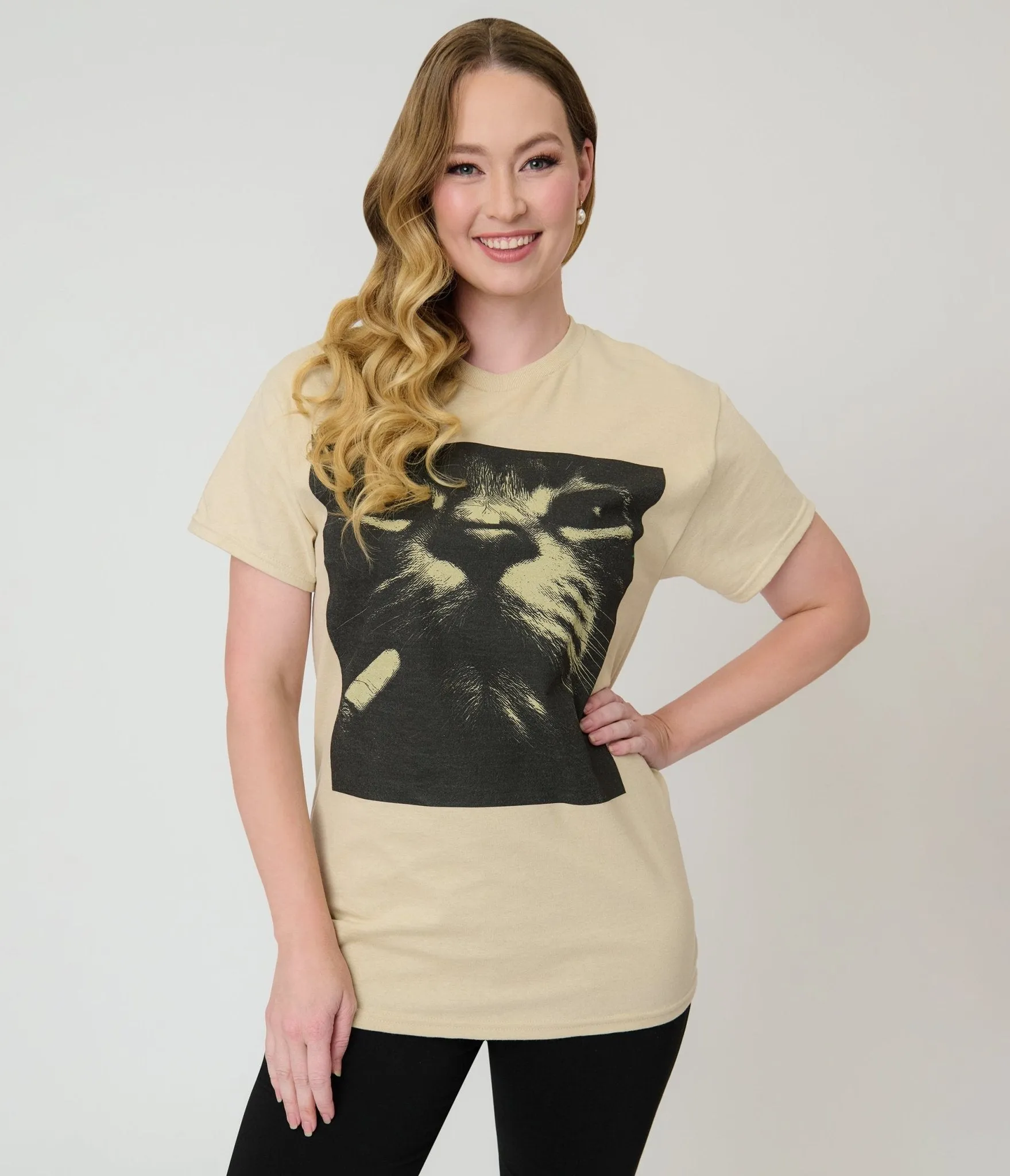 Smoking Cat Unisex Graphic Tee sold by Unique Vintage product image thumbnail 3