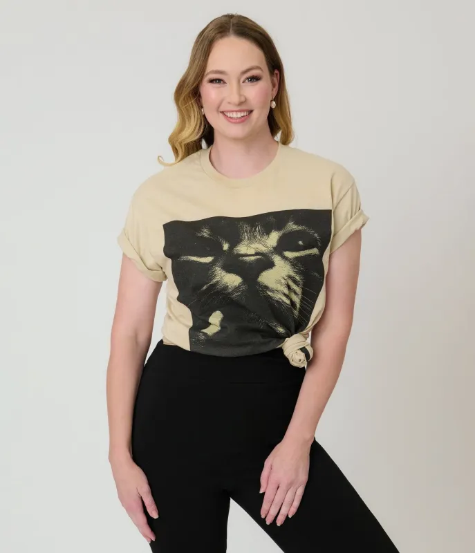 Smoking Cat Unisex Graphic Tee made by Unique Vintage