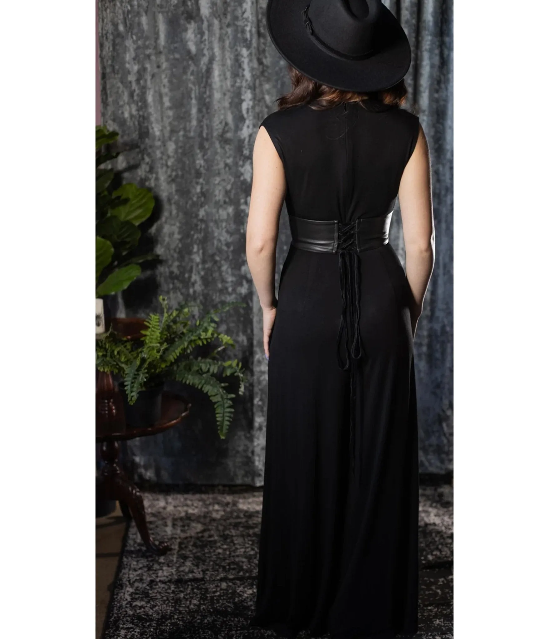 Witchwood Bags Black Ever Haunting Jumpsuit sold by Unique Vintage product image thumbnail 2