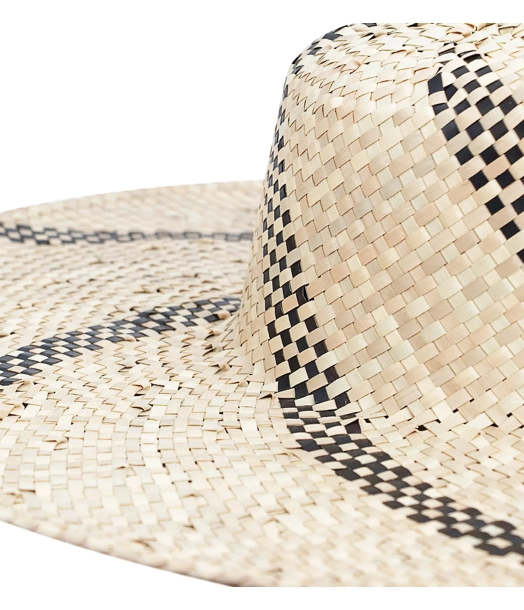 Wide Brim Spiral Straw Hat sold by Unique Vintage product image thumbnail 4