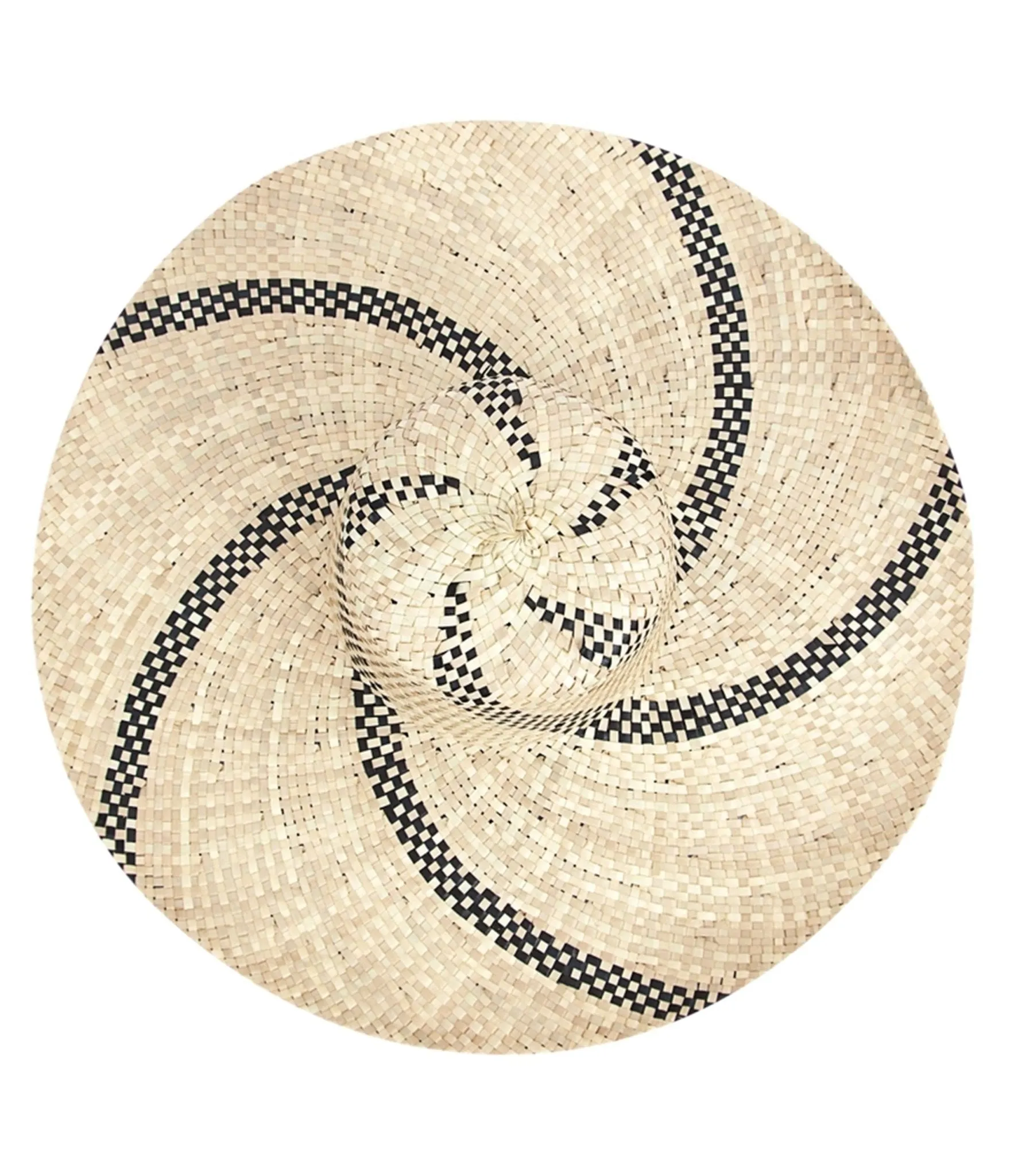 Wide Brim Spiral Straw Hat sold by Unique Vintage product image thumbnail 5