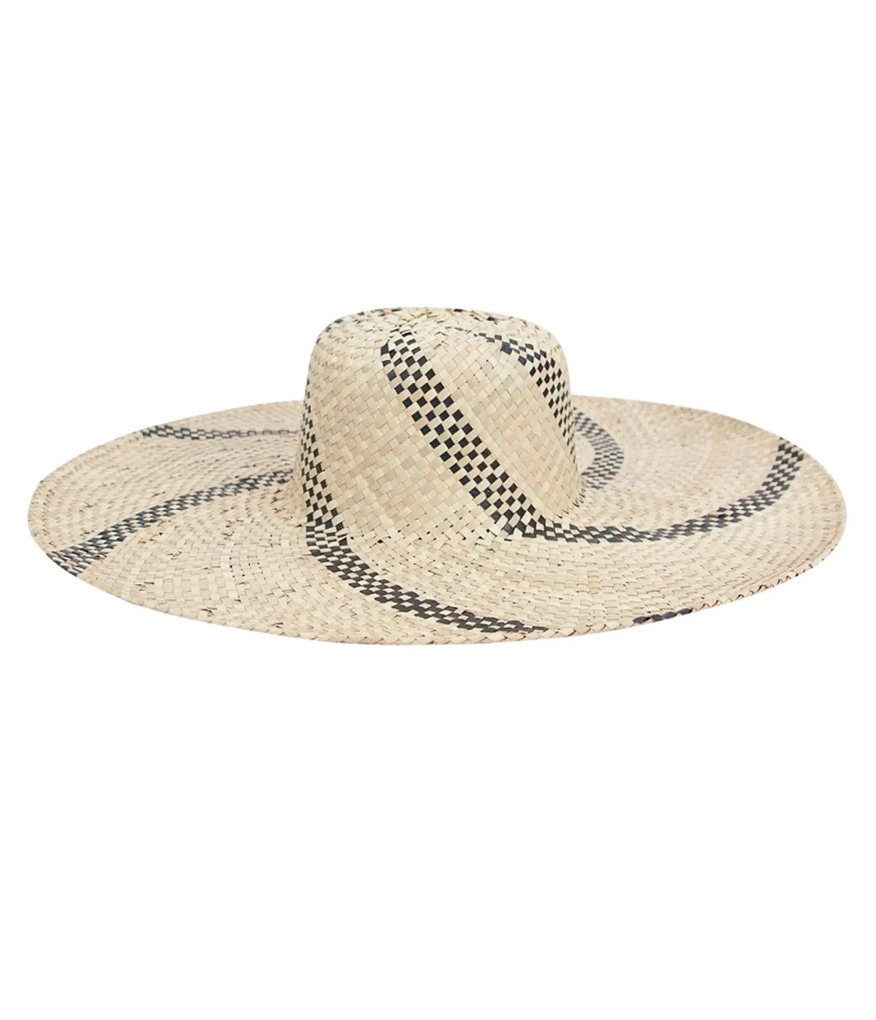 Wide Brim Spiral Straw Hat sold by Unique Vintage product image thumbnail 3