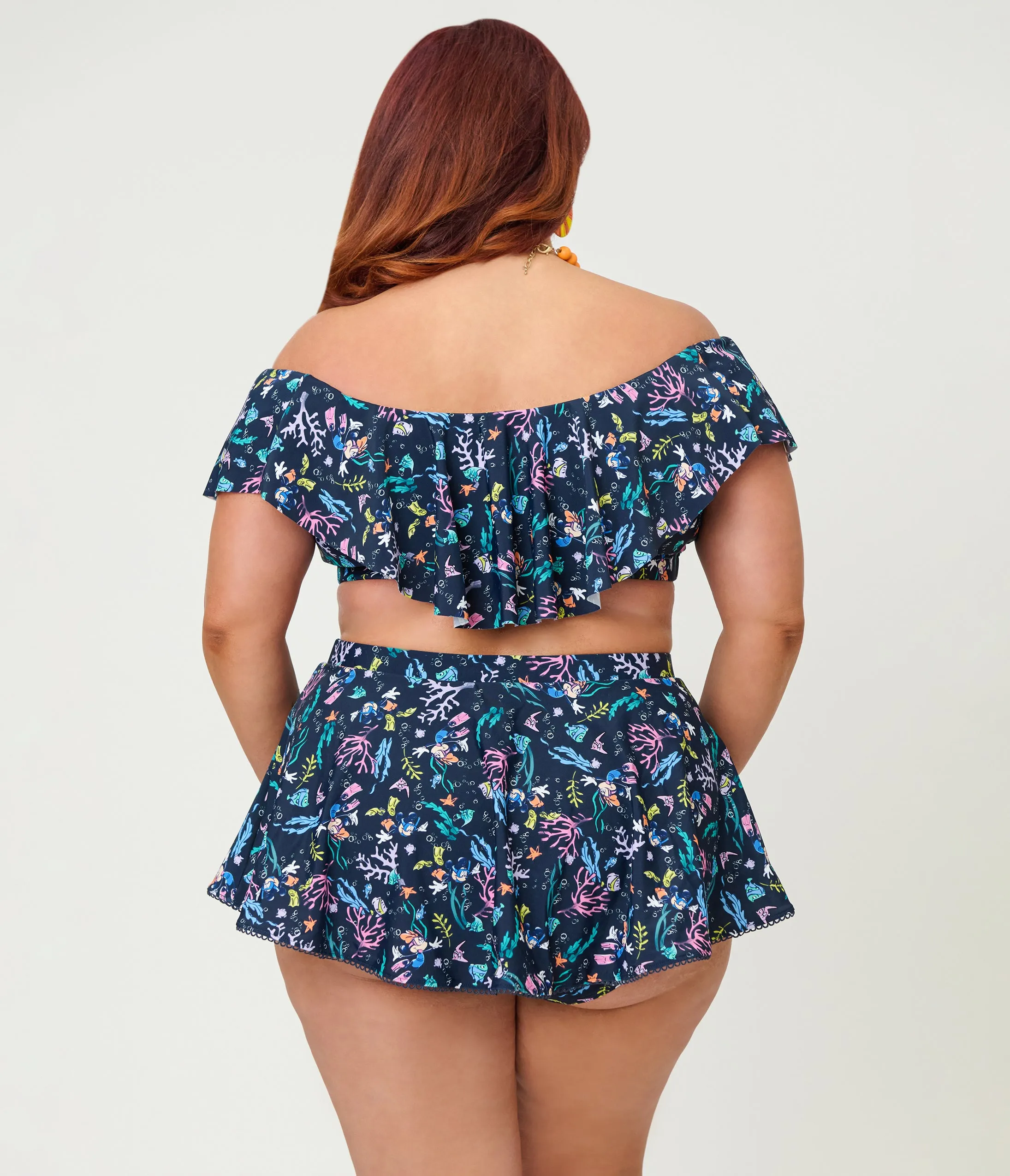 Disney Mickey & Friends Collection by Unique Vintage Plus Size Scuba Mickey Coronado Swim Skirt sold by Unique Vintage product image thumbnail 3