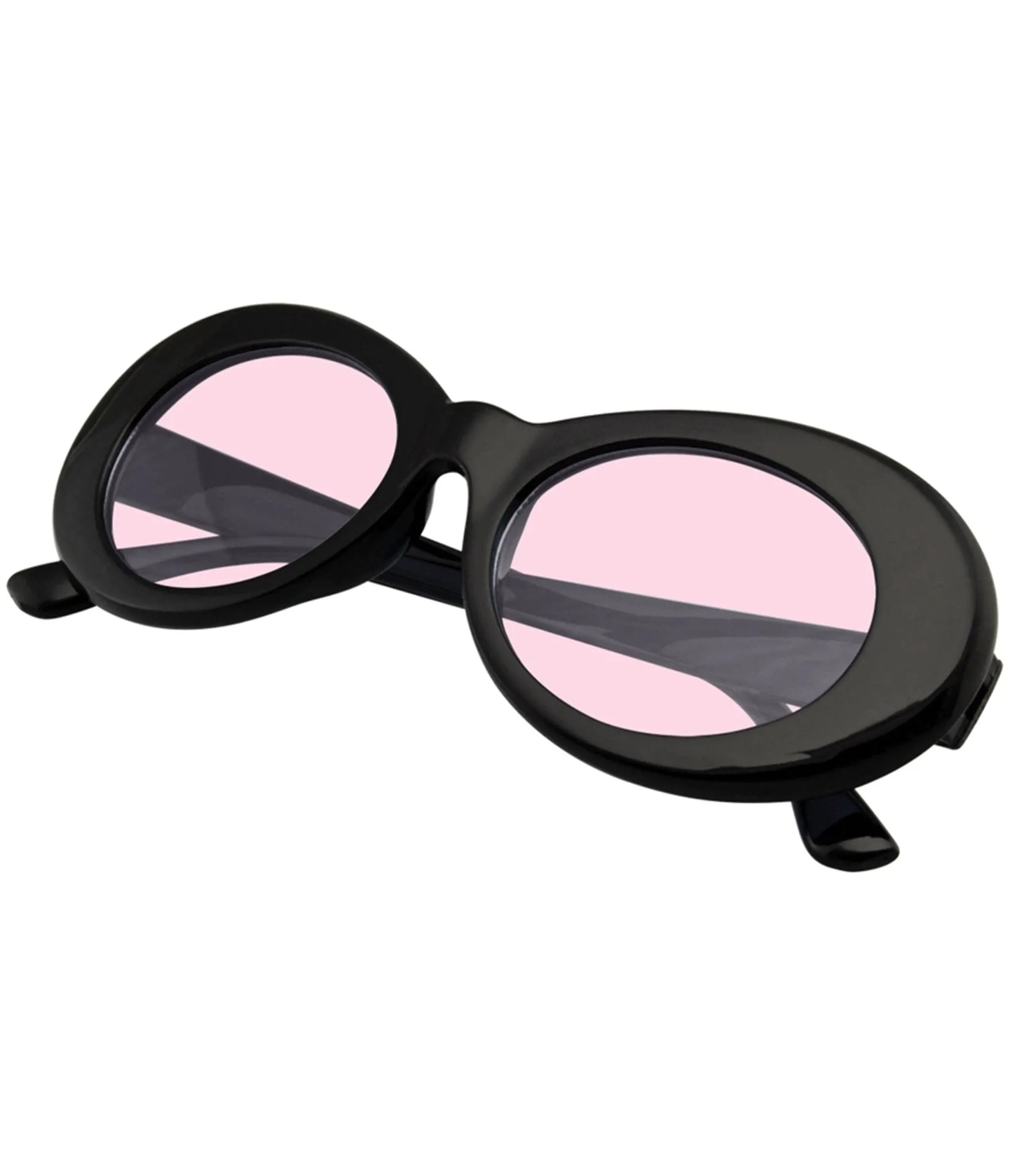 Pink Retro Oval Sunglasses sold by Unique Vintage product image thumbnail 2