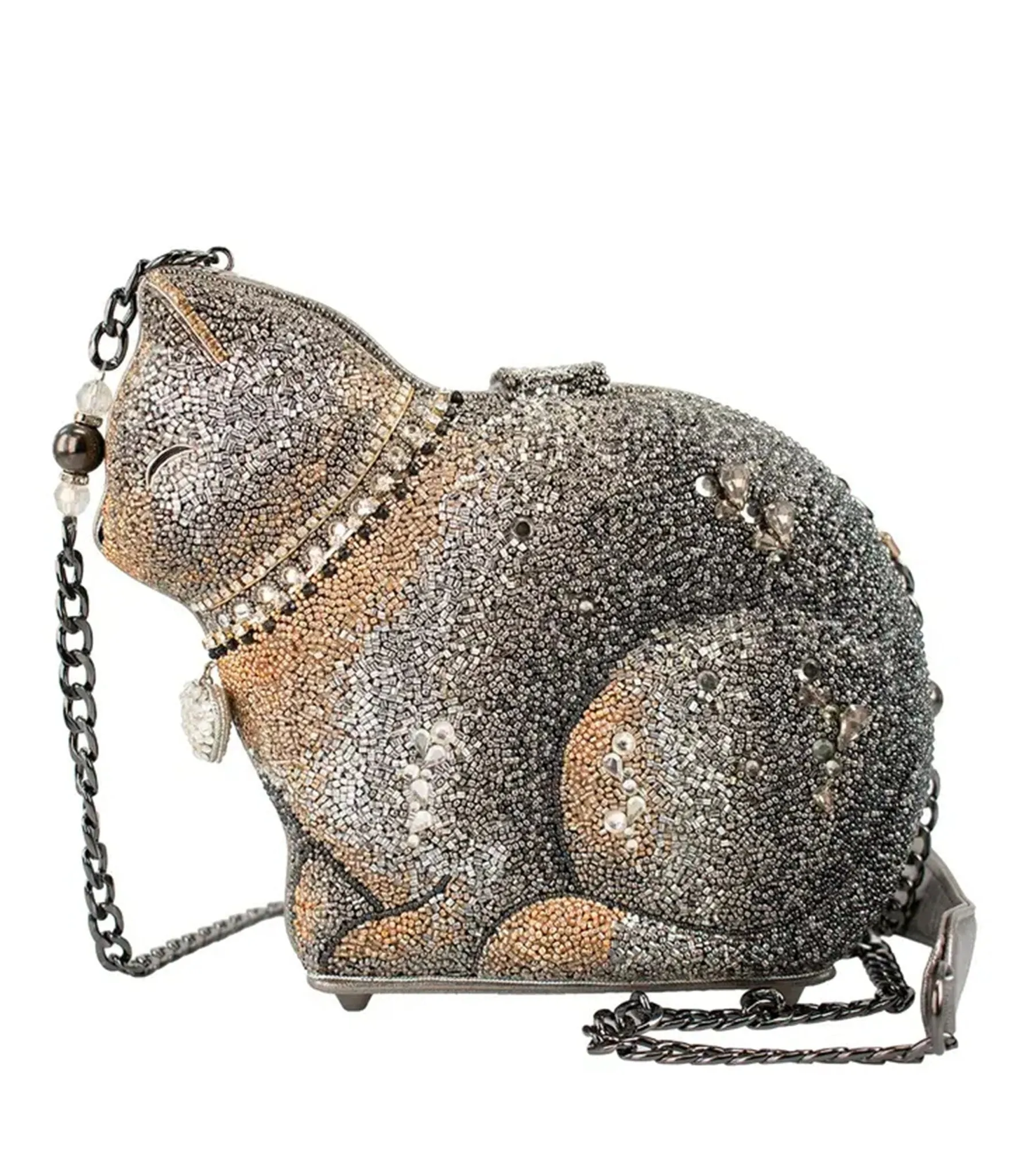 Mary Frances Couture Cat Beaded Handbag sold by Unique Vintage
