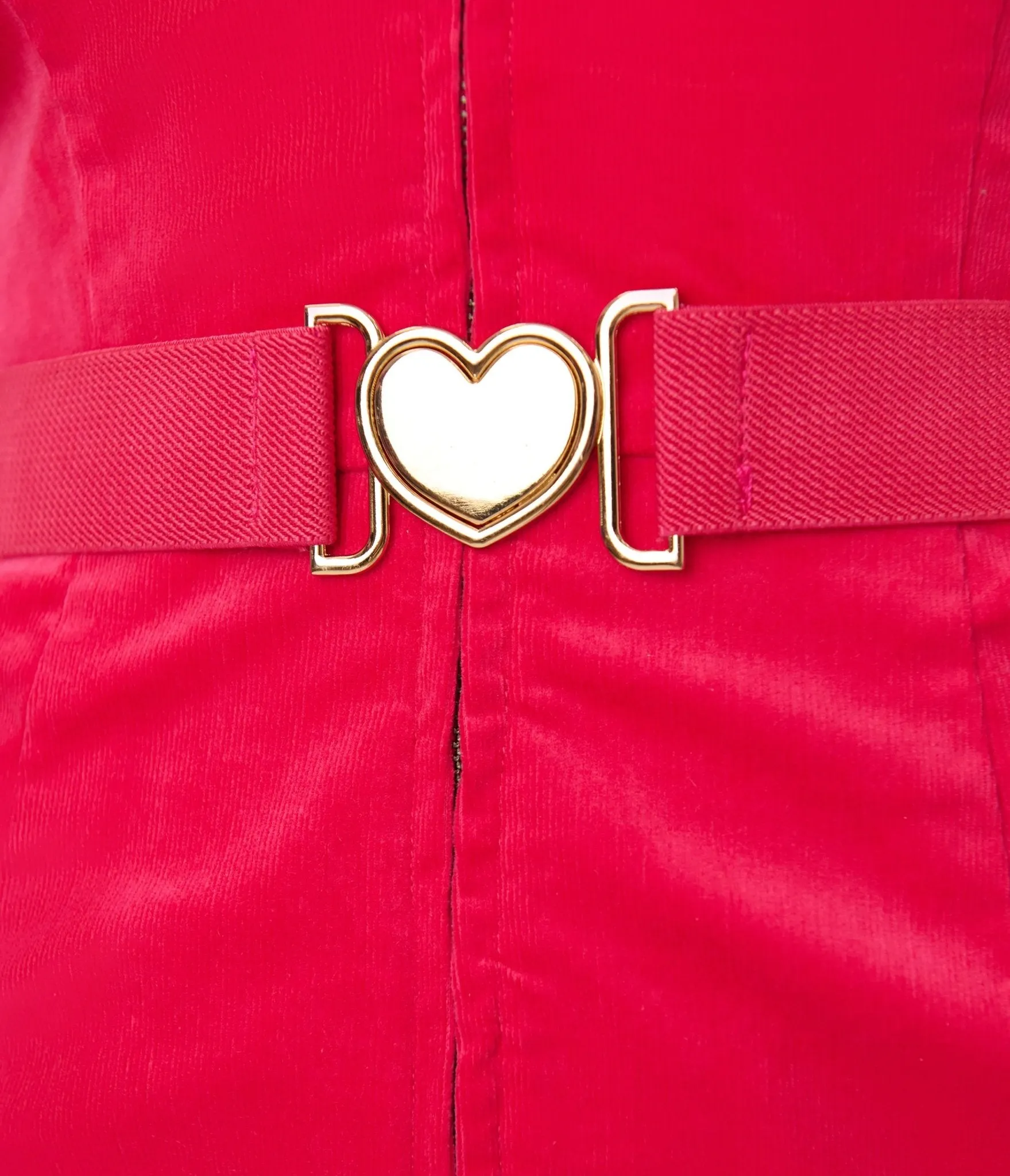 Smak Parlour 1970s Hot Pink Belted Romper sold by Unique Vintage product image thumbnail 5