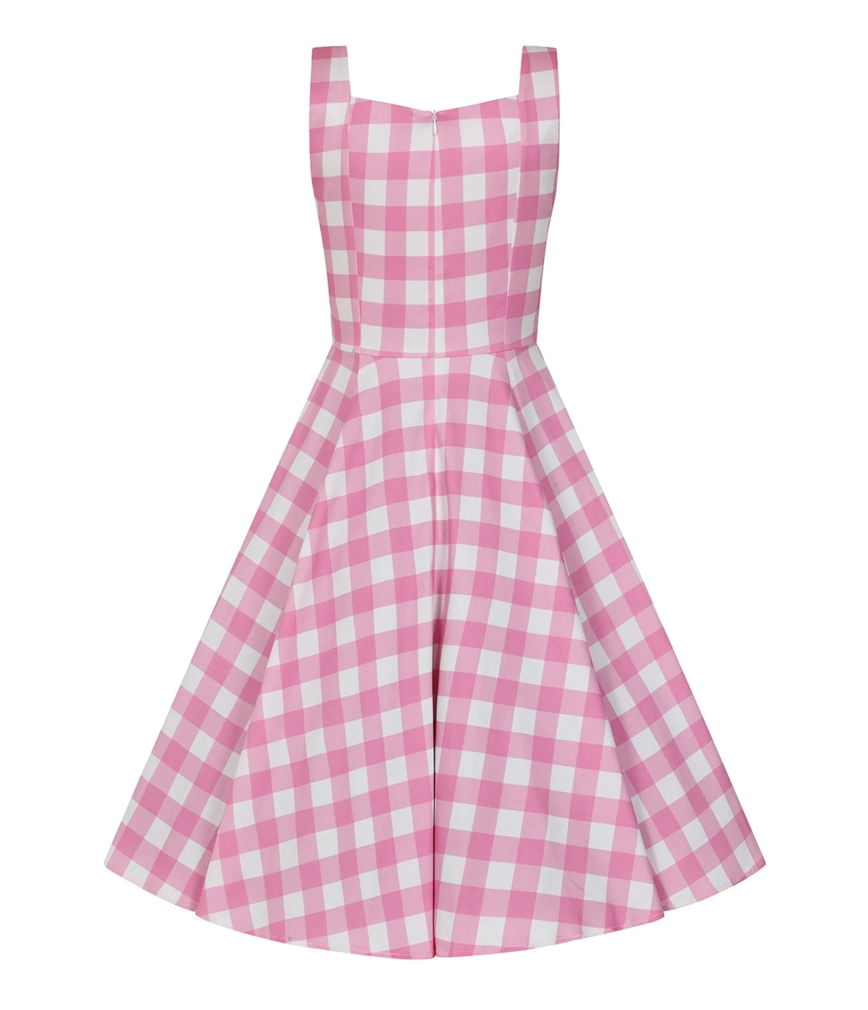 Pink Gingham Meadow Dress sold by Unique Vintage product image thumbnail 5