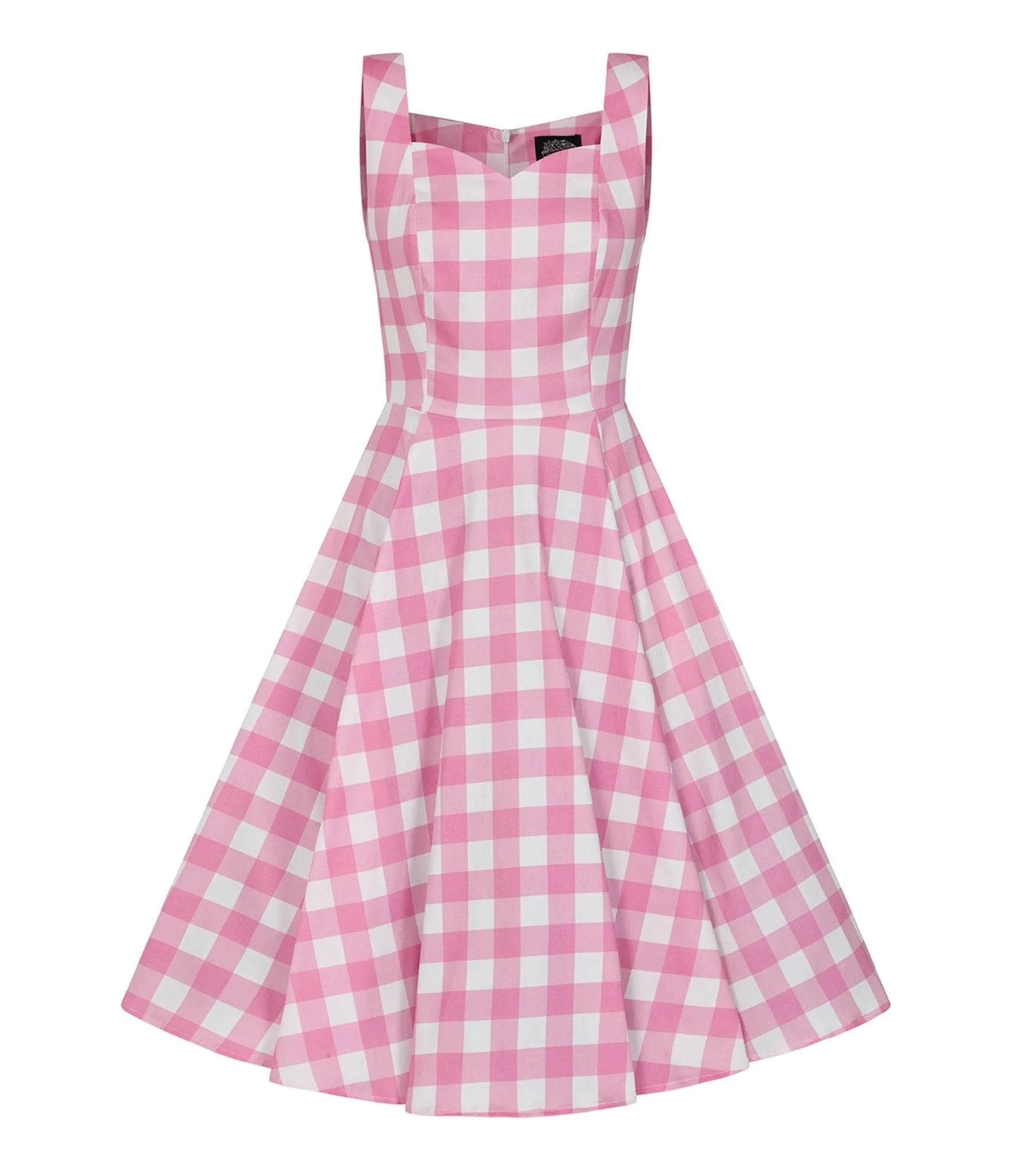 Pink Gingham Meadow Dress sold by Unique Vintage product image thumbnail 4