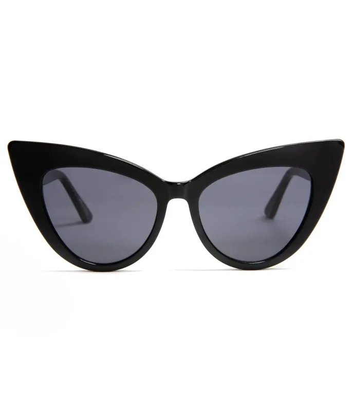 Lux De Ville Black Queen Bee Sunglasses made by Unique Vintage