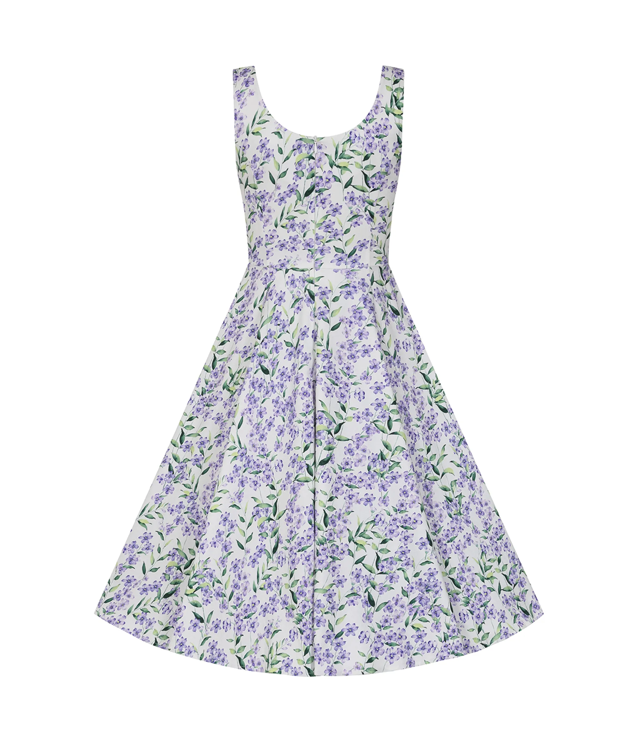 Lilac Meadow Swing Dress sold by Unique Vintage product image thumbnail 5