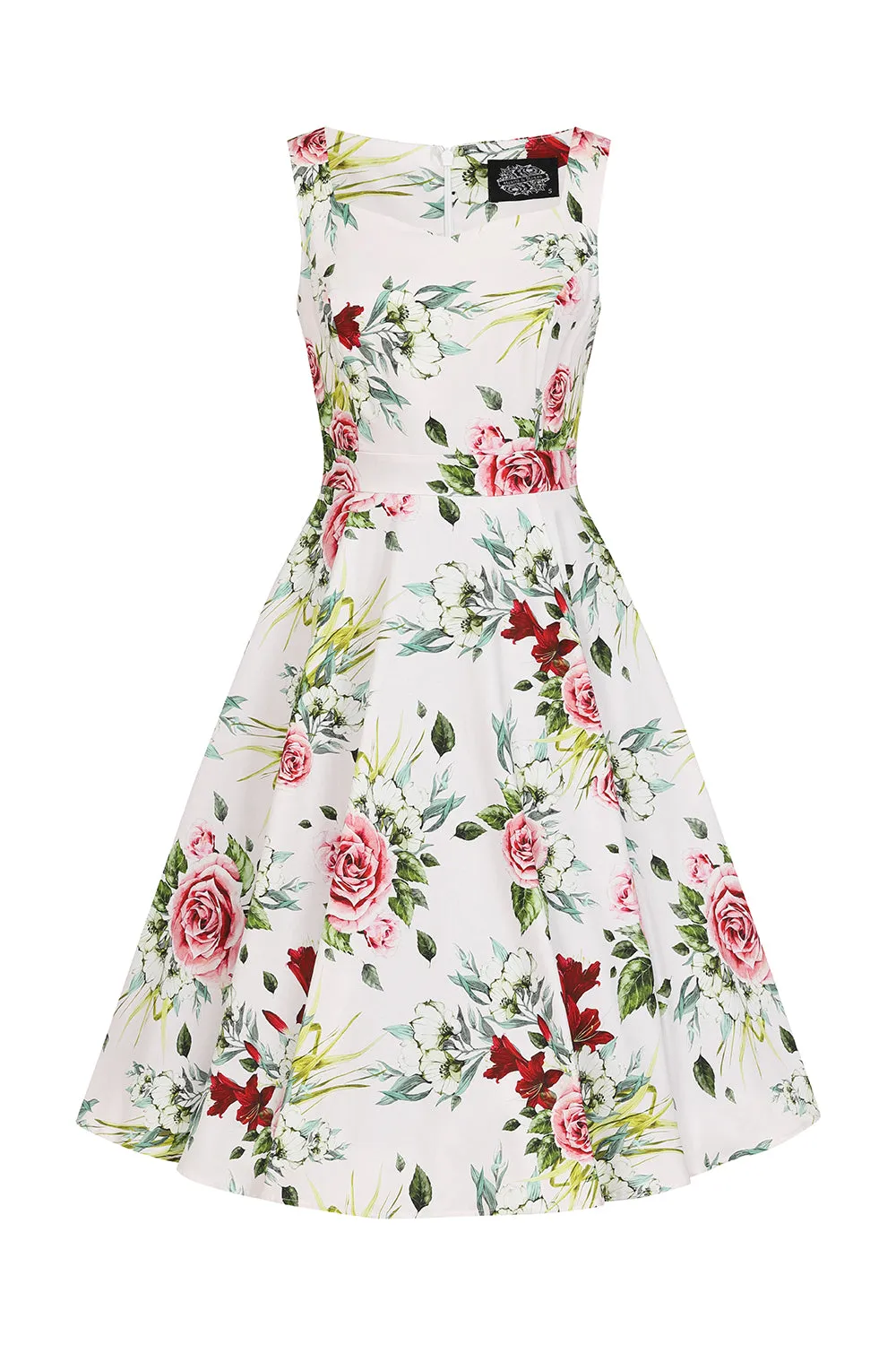 Floral Print Carole Swing Dress sold by Unique Vintage product image thumbnail 3