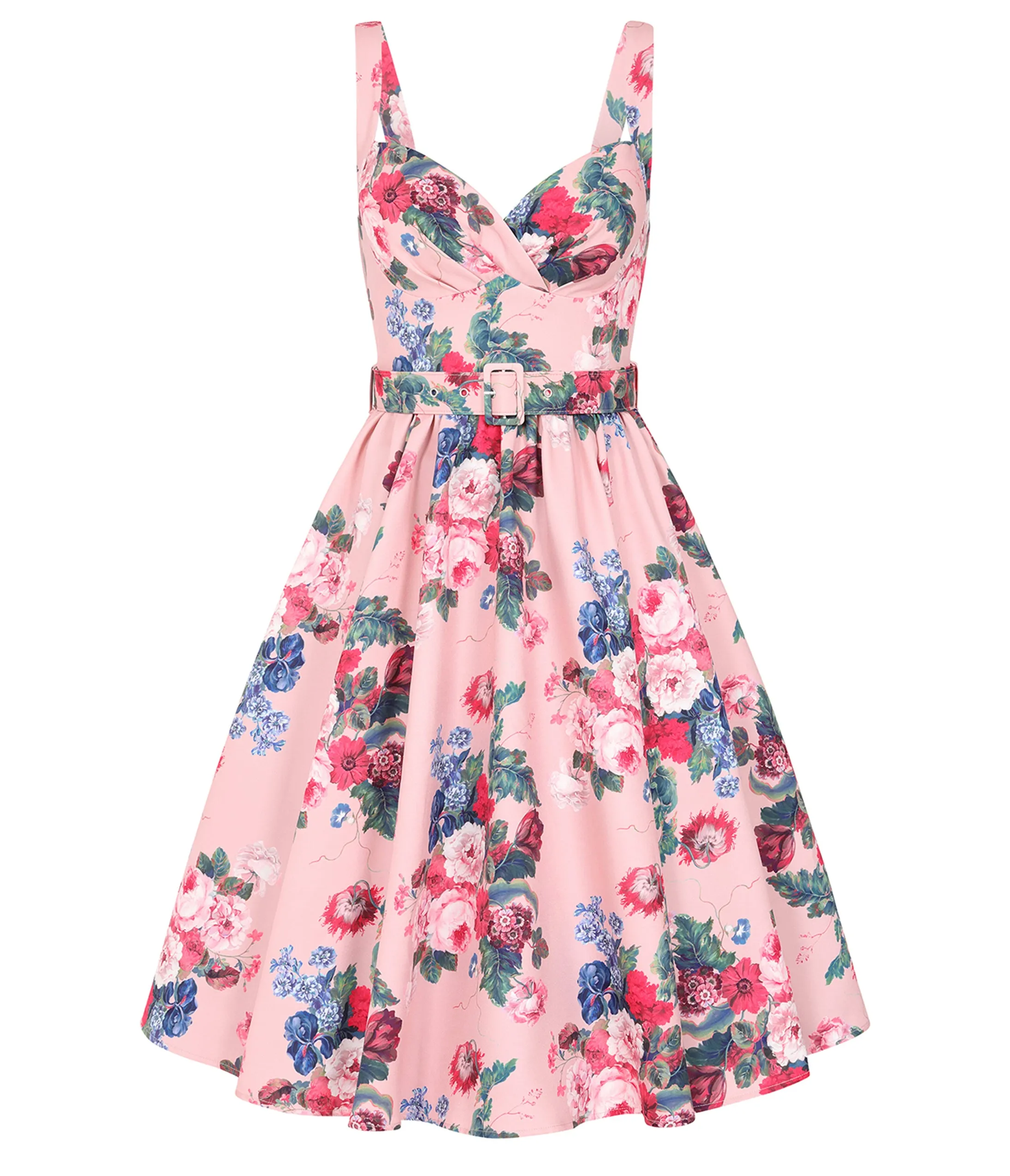 Pink Rosabelle Bloom Swing Dress sold by Unique Vintage product image thumbnail 4
