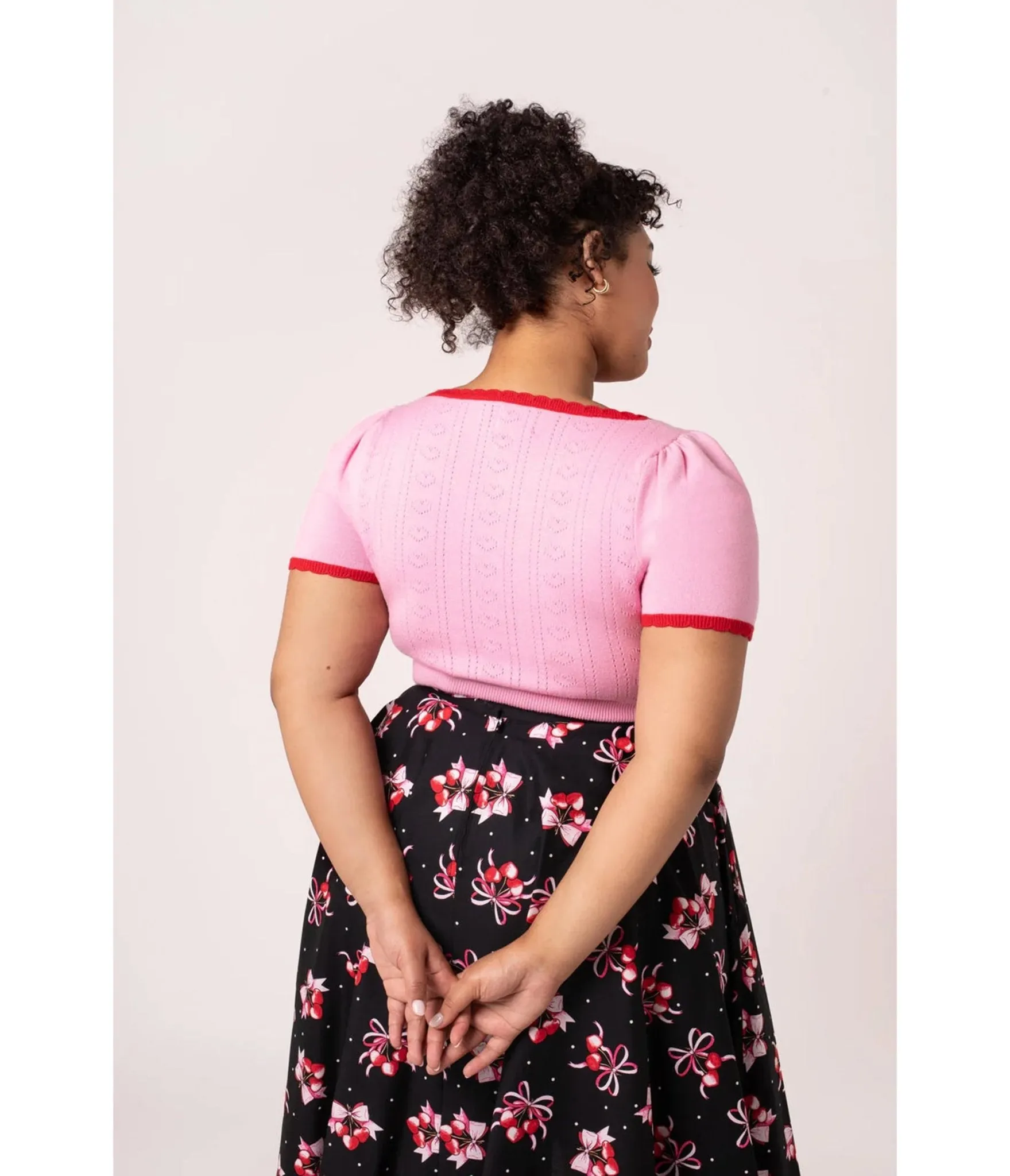 Hell Bunny Pink Hannah Top sold by Unique Vintage product image thumbnail 5
