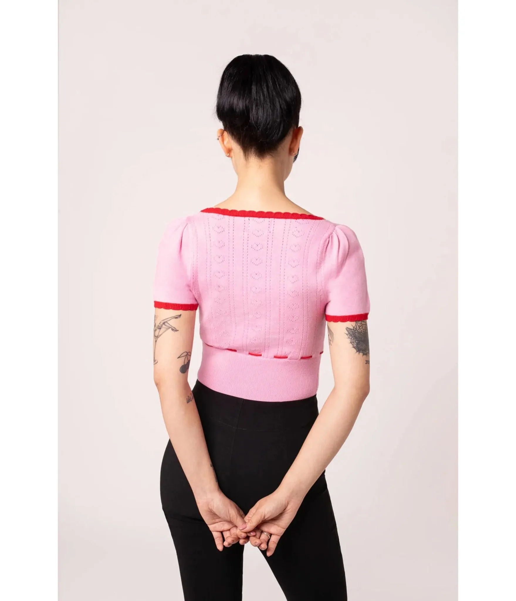 Hell Bunny Pink Hannah Top sold by Unique Vintage product image thumbnail 2