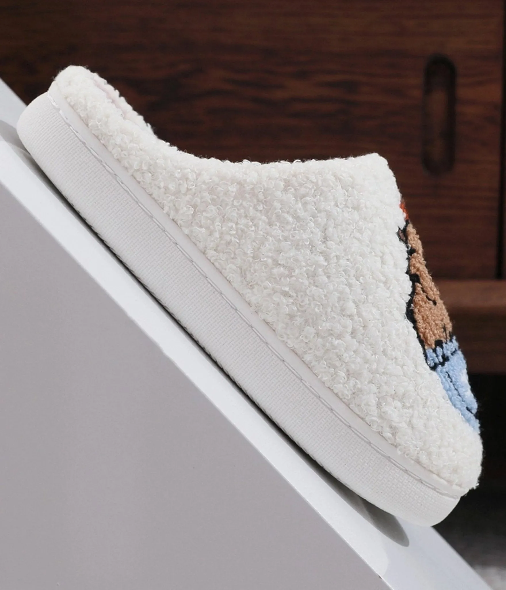 Capybara Embroidered Cotton Slippers sold by Unique Vintage product image thumbnail 4