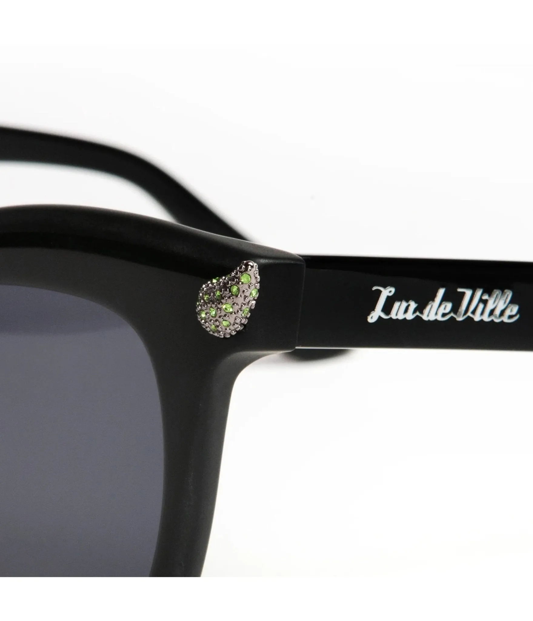 Lux De Ville Black Deville Sunglasses sold by Unique Vintage product image thumbnail 4