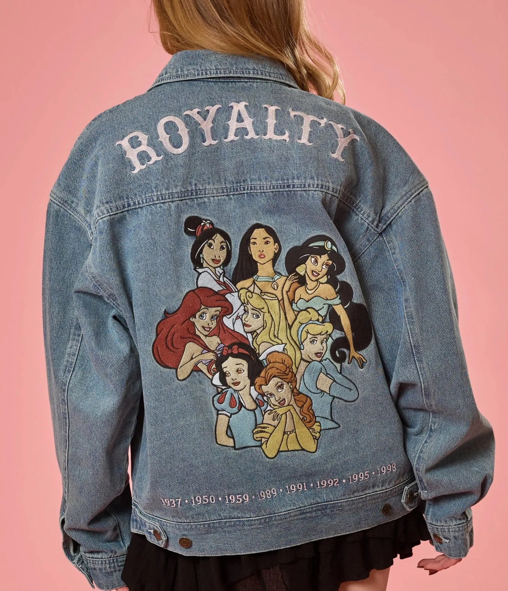 Cakeworthy 1990's Princess Denim Jacket sold by Unique Vintage product image thumbnail 3