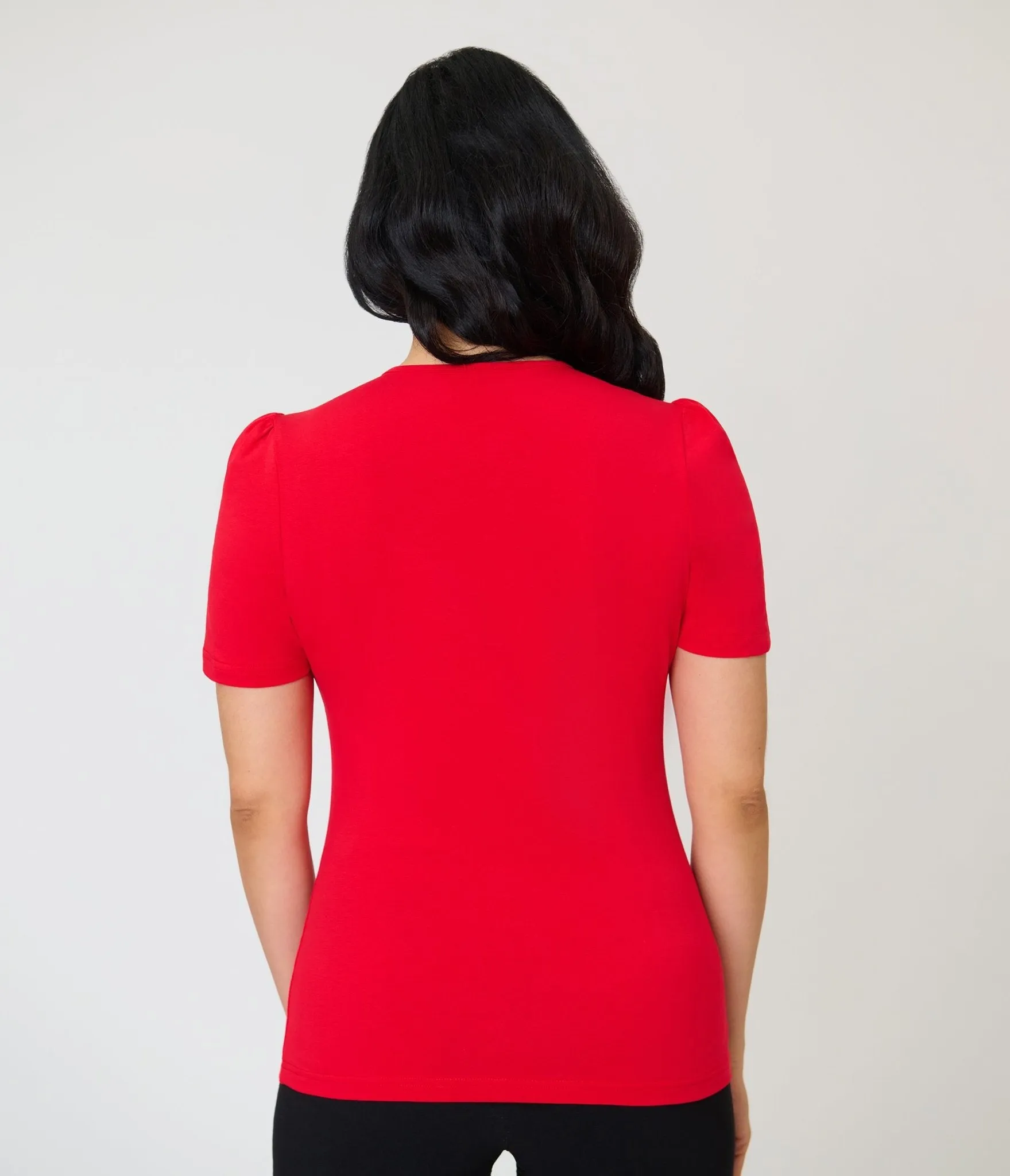 Red Cut Out Button Top sold by Unique Vintage product image thumbnail 2