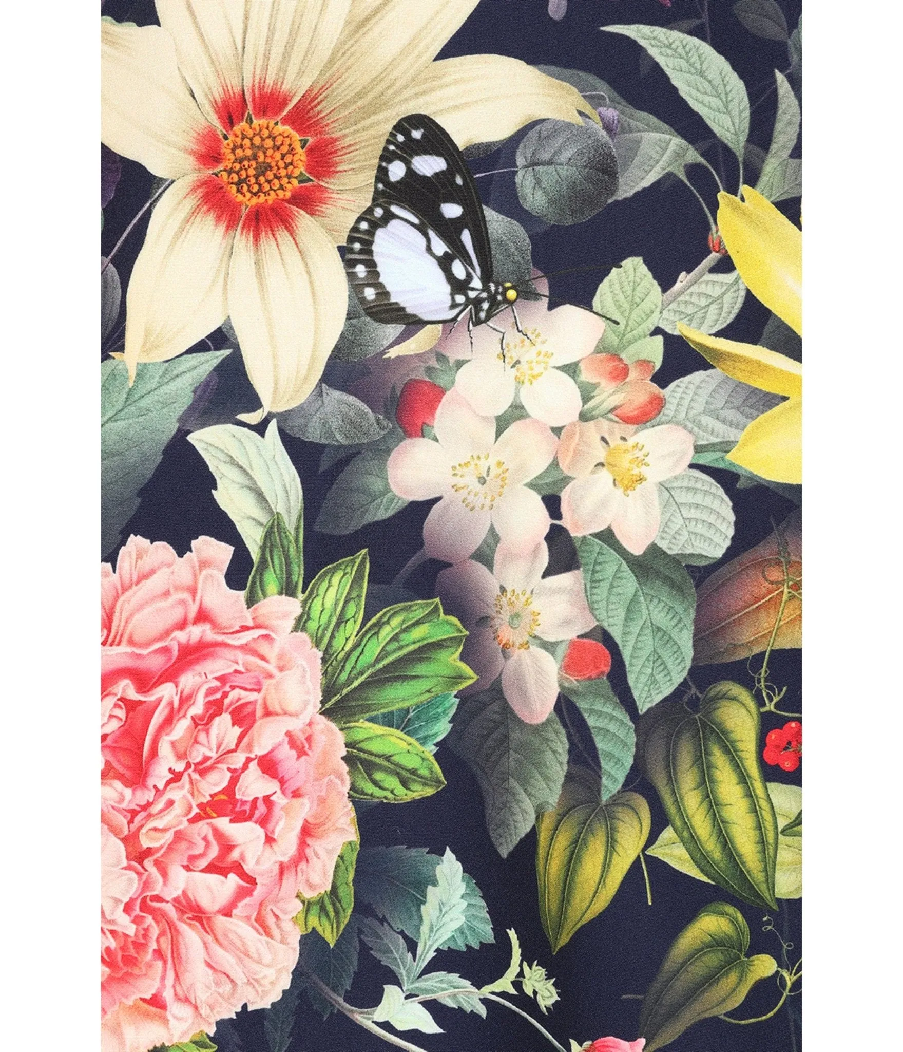 Navy Butterfly Meadow Swing Skirt sold by Unique Vintage product image thumbnail 5