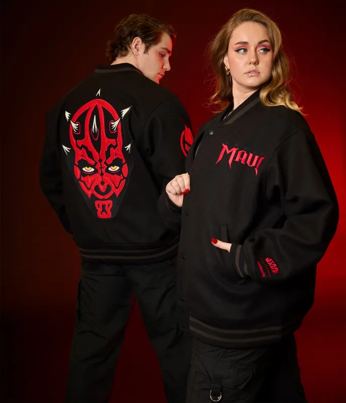 Cakeworthy Darth Maul Varsity Jacket made by Cakeworthy