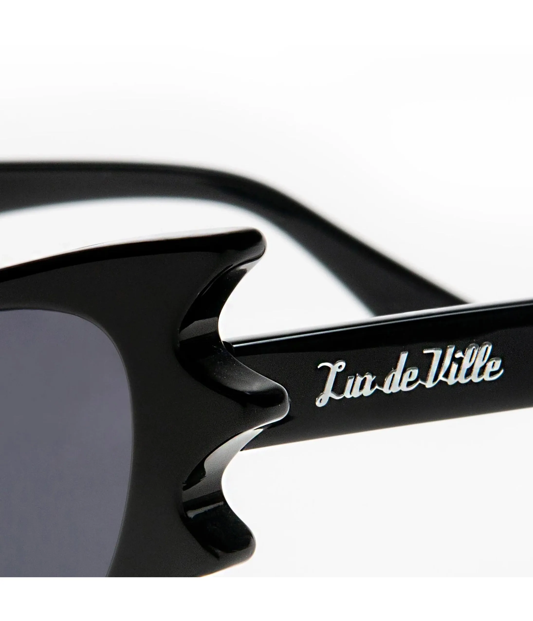 Lux De Ville Black Temper Sunglasses sold by Unique Vintage product image thumbnail 3