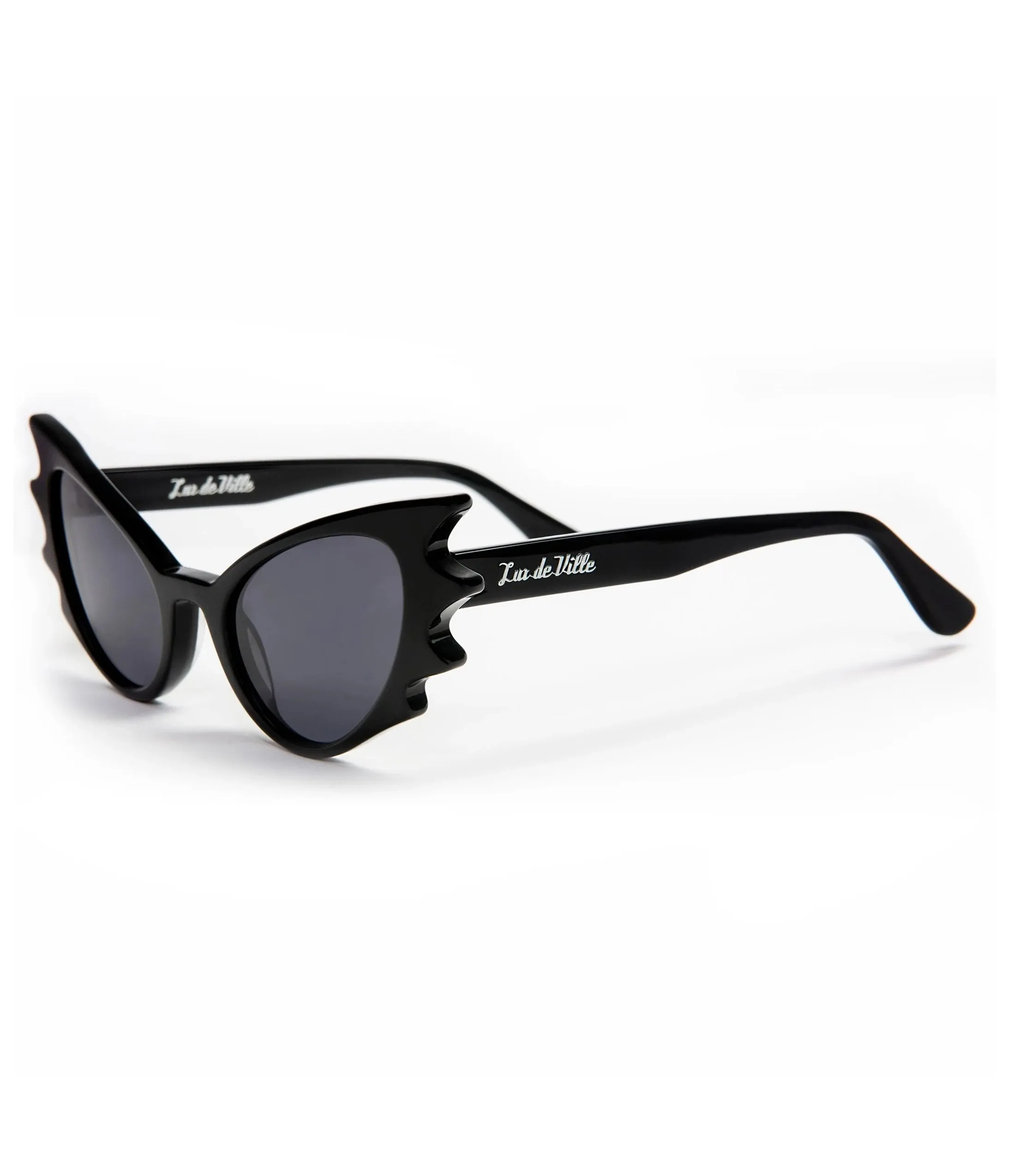 Lux De Ville Black Temper Sunglasses sold by Unique Vintage product image thumbnail 2