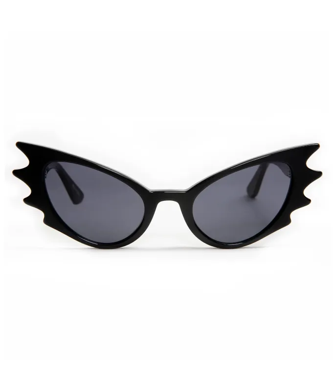 Lux De Ville Black Temper Sunglasses made by Unique Vintage