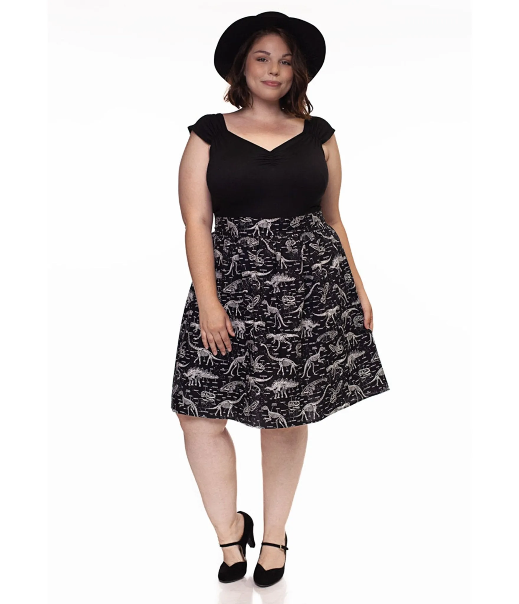 Retrolicious Black Isabel Top sold by Unique Vintage product image thumbnail 4