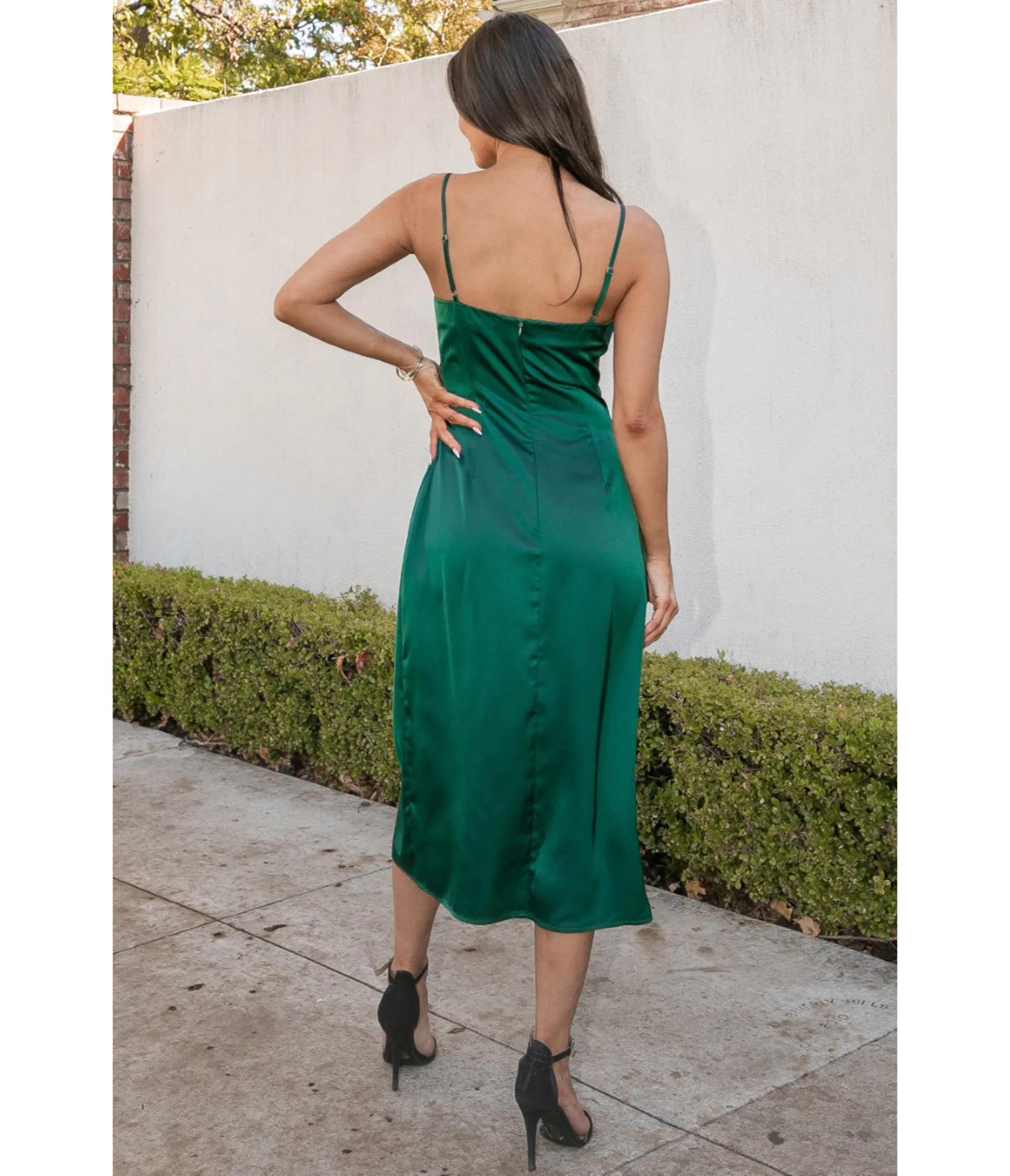 Emerald Emma Midi Dress sold by Unique Vintage product image thumbnail 2