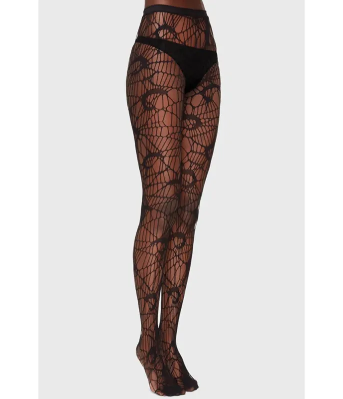 Kill Star Black Lamenthia Tights made by Killstar