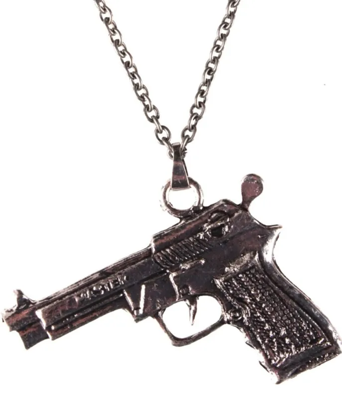 Revolver Pendant Necklace made by Unique Vintage