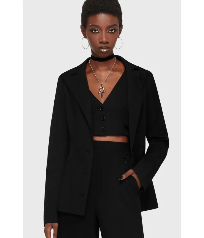 Kill Star Black Oblivienne Jacket made by Killstar