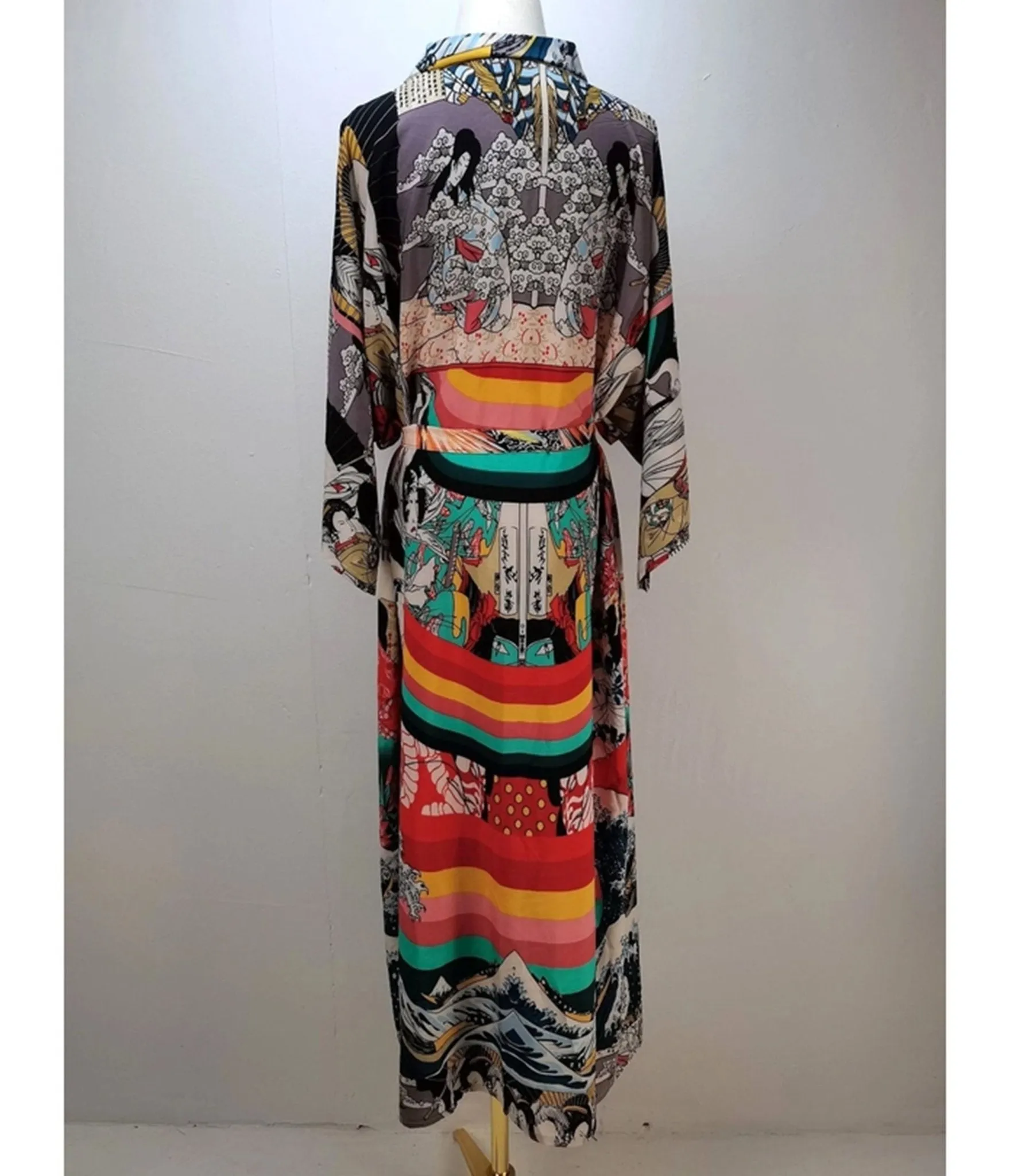 Bohemian Printed Resort Kimono sold by Unique Vintage product image thumbnail 4