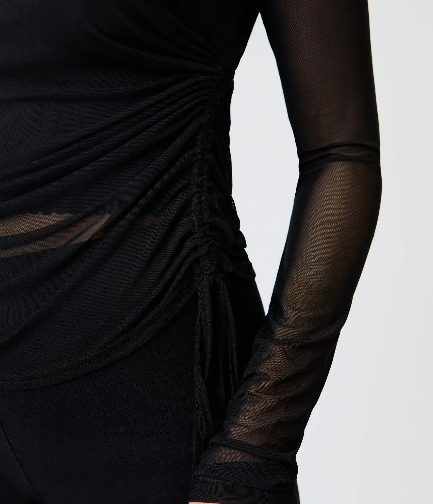 Killstar Black Sheer Mesh Dysmorra Top sold by Unique Vintage product image thumbnail 4