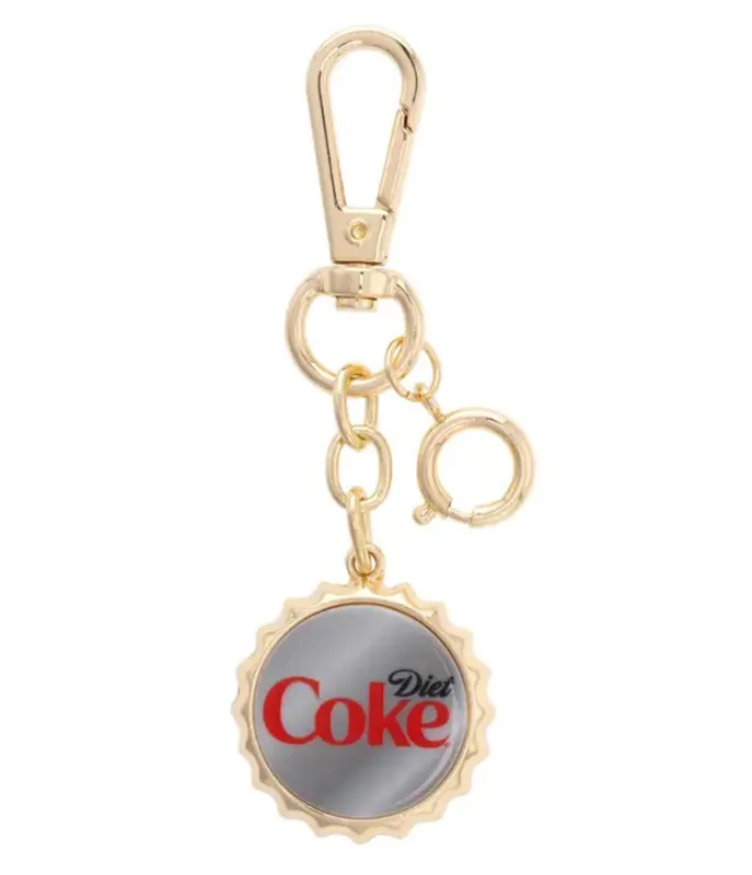 Diet Coke Bottle Cap Bag Charm made by Unique Vintage