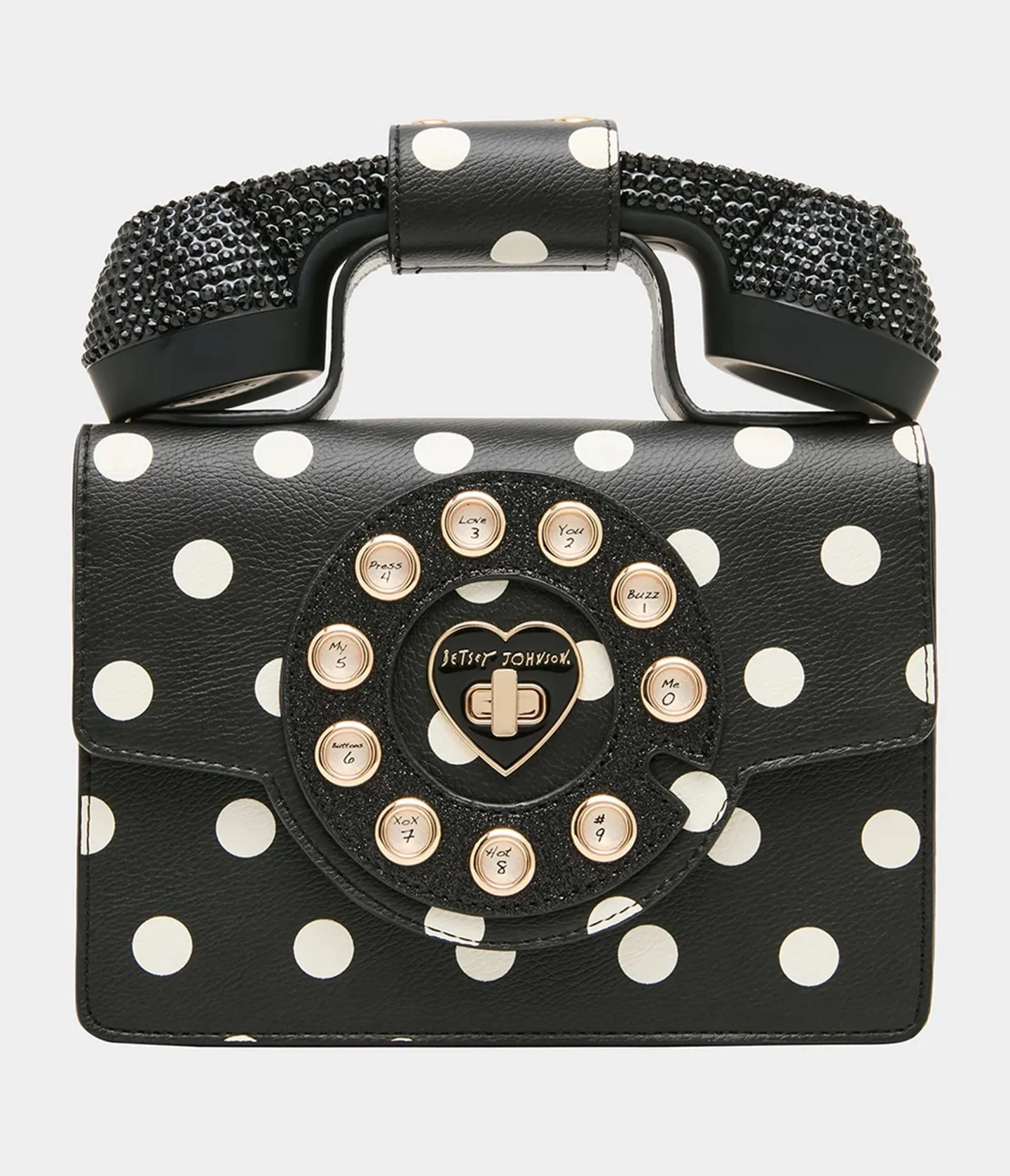 Betsey Johnson Miss Connection Phone Handbag sold by Unique Vintage